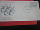 4 FDC First Day Cover Great-Britain Grande-Em.décim The Twelve Days Of Christmas>Marcophilie-Lettre-Air-mail-23 Nov 1977 - 1971-1980 Decimal Issues