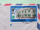 Bahamas 1969 Cover Grants Town To Nassau - Queen - Legislative Building (damaged Stamp) - Bahamas (1973-...)
