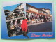 Bahamas 1992 Postcard ""straw Market"" Nassau To England - Bird Smoth-billed Ani - Parrot Slogan - Bahamas (1973-...)