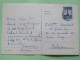 Romania 1968 Postcard ""coast Beach Ship Fishing"" To Belgium - Television Tower - Covers & Documents