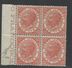 ITALIA REGNO ITALY KINGDOM 1863 - 1865 VITTORIO EMANUELE II LIRE 2 QUARTINA BLOCK BEN CENTRATA MNH - Nuovi