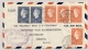 Suriname - 1948 - 6 Stuks Jubileumzegel Wilhelmina, FDC Op Cover Naar Buitenzorg / Nederlands Indië - Suriname ... - 1975