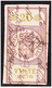1879 - IMPOSTO DO SELO - 20  VINTE REIS - MARGEM MÉDIA - Gebraucht