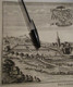 Belvedere - Uit Atlas Van Sanderus -   Oude Kaart Uit 1735 - Cartes Topographiques