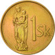 Monnaie, Slovaquie, Koruna, 1995, TTB+, Bronze Plated Steel, KM:12 - Slovaquie