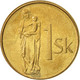 Monnaie, Slovaquie, Koruna, 1994, TTB+, Bronze Plated Steel, KM:12 - Slovakia