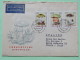 Germany (DDR) 1976 Cover Neustrelitz To Italy - Mushrooms - Full Set (Scott #1533/1540 = 2.65 $) - Lettres & Documents