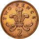 Monnaie, Grande-Bretagne, Elizabeth II, 2 Pence, 1996, TTB+, Copper Plated - 2 Pence & 2 New Pence