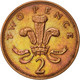 Monnaie, Grande-Bretagne, Elizabeth II, 2 Pence, 1993, TTB+, Copper Plated - 2 Pence & 2 New Pence