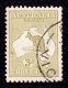 Australia 1915 Kangaroo 3d Olive 3rd Watermark Used - - Used Stamps