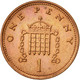 Monnaie, Grande-Bretagne, Elizabeth II, Penny, 2001, TTB+, Copper Plated Steel - 1 Penny & 1 New Penny