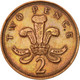 Monnaie, Grande-Bretagne, Elizabeth II, 2 Pence, 1994, TTB+, Copper Plated - 2 Pence & 2 New Pence