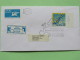 Israel 1992 Registered FDC Cover To Germany - European Unification - Chart - Archaeology On Back - Covers & Documents