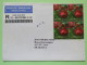 Croatia 2009 Registered Cover Nedelisce To Nicaragua - Flowers Roses - Franking Machine Label On Back - Croatia