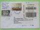 Greece 2011 Registered Cover Trikala To Nicaragua - Ship - Archaeology - Column Stamp On Back - Covers & Documents