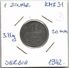 Gh2 Serbia 1 Dinar 1942. KM#31 (German Occupation WW2 ) - Serbia