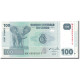 Billet, Congo Democratic Republic, 100 Francs, 2007, 2007-07-31, KM:98a, NEUF - Democratic Republic Of The Congo & Zaire