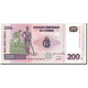 Billet, Congo Democratic Republic, 200 Francs, 2000, 2000-06-30, KM:95a1, NEUF - République Démocratique Du Congo & Zaïre