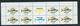 Delcampe - Tonga 1984 Marine Life Official Definitives X 8 In Gutter Blocks MNH Specimen O/P - Tonga (1970-...)