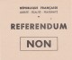 Bg - Allocution Radiodiffusée Du Général De Gaulle En 1960 + Bulletin De Vote - Documents Historiques