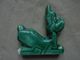 Ancien - Porte-couteau "Chien" En Terre Cuite - Animals