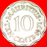 § PORTRAIT: MAURITIUS &#x2605; 10 CENTS 1971! LOW START&#x2605; NO RESERVE! - Mauritius