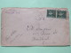 USA 1908 Cover Hudson To Canada - Franklin (Scott #300 - Margin Of Page Pair) - Lettres & Documents