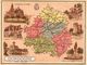Carton Département De La Dordogne / 11.5 X 8.7 Cm / Librairie Hachette / Infos Au Verso / 2 Scan - Geographical Maps