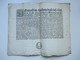 Erlass / Dekret / Verordnung 1722 Würzburg. Hochwürdigste Des Heil. Röm. Reichs. Schnörkelbuchstaben. Beamten - Gesetze & Erlasse