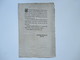 Erlass / Dekret / Verordnung 1802 Würzburg. Ankündigung Wertheimer Scheidemünze. Landmünze Außer Cours - Decreti & Leggi