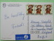 Poland 1999 Postcard ""drawing - Christmas Nativity Fox Birds Rabbit"" Warszawa To England - Zodiac Leo - Poland