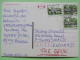 Poland 1999 Postcard ""flowers Roses"" To England - Country Estates Oblegorku And Bronowicach - Poland