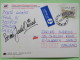 Poland 1999 Postcard ""kid With Mug Drinking"" Legionowo To England - Country Estates Kuznocinie - Poland