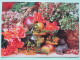 Poland 1999 Postcard With High Franking ""flowers Fruits Apple Cherries Hazelnut"" Bydgoszcz To England - Zodiac Caprico - Poland