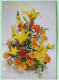 Poland 1999 Postcard With High Franking ""flowers Roses"" Lublin To England - Country Estates Bronowicach (8x) - Poland