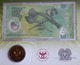 Papua New Guinea Set Of 2 Items: 2 Kina COIN + NOTE 2008 UNC - Papouasie-Nouvelle-Guinée