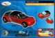 Smart Roadster-Coupé Rouge C-137 Papier 2005 Kinder Surprise - Autres & Non Classés