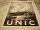 ANCIENNE PUBLICITE VOITURE UNIC PUTEAUX 1928 - Voitures