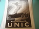 ANCIENNE PUBLICITE VOITURE UNIC PUTEAUX 1928 - Voitures