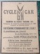 Delcampe - 1922 PNEU DUNLOP - MOTOCYCLETTES PEUGEOT - PÉAN - GILLARD - HARLEY DAVIDSON - LA CYCLETTE - CYCLEMOTOR EVANS -32 X 23 Cm - Ohne Zuordnung