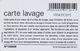 # Carte A Puce Portemonnaie  Lavage BP - Fleurs - Orange - 6u - Puce2? - Offerte Barré + 4u Marqueur - Tres Bon Etat - - Car-wash