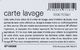 # Carte A Puce Portemonnaie  Lavage BP - Fleurs - Orange - 6u - Puce2? - Offerte Barré Au Marqueur - Tres Bon Etat - - Autowäsche