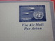 United Nations-Aérogramme-Amérique-Nations Unies-New-York-Siège ONU Lettre Entiers Postaux Avion-air Mail Poste Aérienne - Luftpost