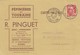 16 12 1952. CARTE PEPINIERE DE TOURAINE R.PINGUET ST SYMPHORIEN INDRE ET LOIRE. 12F GANDON SEUL - Autres & Non Classés