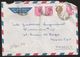 A) 1964 ITALY, TURRITA 100, 40, MULTIPLE STAMPS, AIRMAIL, CIRCULATED COVER FROM ROME TO MEXICO D.F. - Poste Aérienne