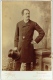 Photo Cabinet. Homme Avec Moustache & Gibus. Foto Ganz, Bruxelles. - Ancianas (antes De 1900)