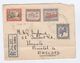 1939 Registered WESTERN SAMOA FDC To Bristol GB Stamps Map Dance Etc Cover - Samoa