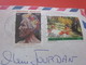 Timbre Aff Composé Sur Lettre 1989 Océanie Papeete Tahiti Europe France Lettre & Document Par Avion Air Mail- Lambesc - Tahiti