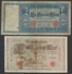 German Empire - Germany 100 & 1000 Mark - Marks Banknote Paper Note Berlin 1910 - 100 Mark