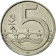 Monnaie, République Tchèque, 5 Korun, 2002, SUP, Nickel Plated Steel, KM:8 - Czech Republic